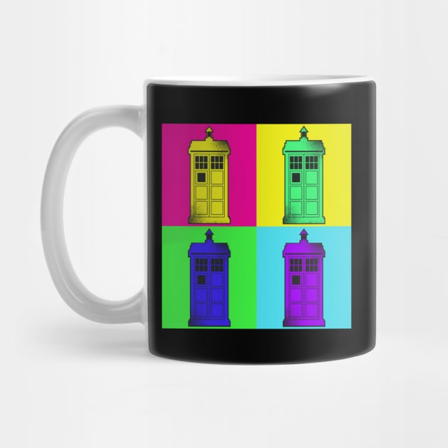 Tardis Pop Art by Sachpica